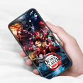 thumbnail image 3 of Funda de teléfono suave de Anime Demon Slayer para Samsung Galaxy A8, A9, A7, A750, A6, A5, A3, A6S, A8S, Star Plus, 2016, 2017, 2018, 3 of 5