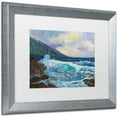 thumbnail image 2 of Trademark Fine Art "Maui's Enchanting Seas" Canvas Art by Manor Shadian, White Matte, Silver Frame, 2 of 4