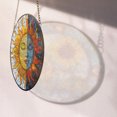 thumbnail image 4 of Sun and Moon Face Stained Glass Suncatcher, Celestial Decor for Boho Home, Spiritual Decor, Astrology Lovers Gift, Sun Suncatcher Ornament, Stained Glass Ornament 2025, Holiday, 4 of 6
