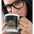 thumbnail image 2 of 3dRose, Jumping Spider, New Braunfels, Hill Country Texas - NA02 RNU0169 - Rolf Nussbaumer, 11oz Two-Tone Black Mug, 2 of 7