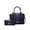 TT Purple, variant on MKF Collection Bently Women's Tote Bag with Matching Wallet Croco Vegan Leather 2pcs Handbag Set by Mia K - Green