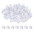 thumbnail image 1 of Uxcell 300-Pack Marcadores de Percha para Ropa, Clips de Tamaño 3XL Codificados por Color de Plástico que se Ajustan a Varillas de 3mm-5mm [Transparente], 1 of 6