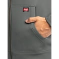 thumbnail image 6 of Wrangler Workwear Men's Full Zip Performance Fleece Hooded Work Jacket, Size S-5XL, 6 of 11