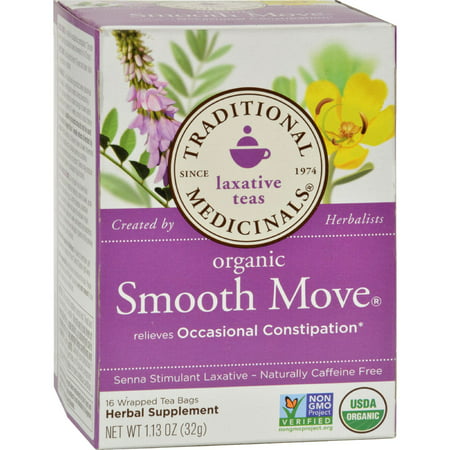 Traditional Medicinals Organic Senna Stimulant Laxative Tea - Caffeine Free - 16