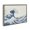 Gray, variant on Kate and Laurel Sylvie The Great Wave 1830 Framed Canvas Wall Art by The Art Institute of Chicago, 18x24 Natural, Decorative Museum Series Art Print for Wall
