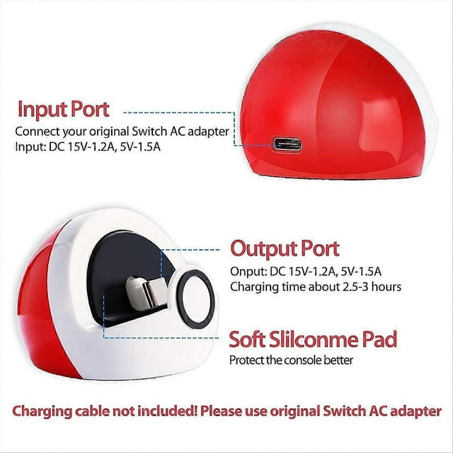 Charger Dock for Nintendo Switch/Switch Lite/Switch OLED (A)