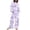 Purple, variant on SnZhen Two Piece Sets for Women Women's Casual Printed Long Sleeved Round Neck Top With Pants Set