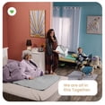 thumbnail image 4 of Improvia Washable Bed Pads for Incontinence, Waterproof Reusable, 34 x 36 in, 2-Pack (Gray & White), 4 of 8