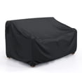 thumbnail image 1 of Funda de sofá de patio BROSYDA impermeable de 3 plazas para exteriores, negra, 1 of 7