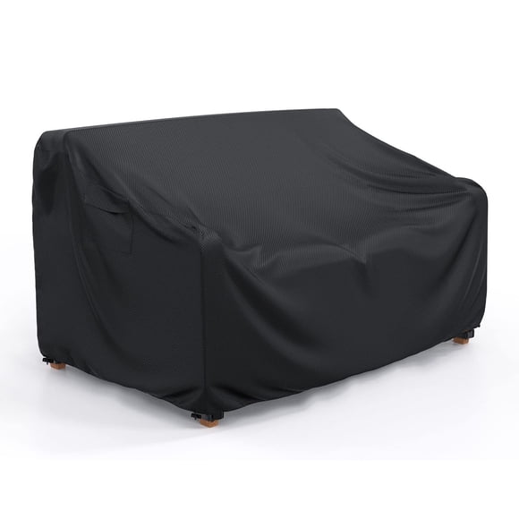 Funda de sofá de patio BROSYDA impermeable de 3 plazas para exteriores, negra