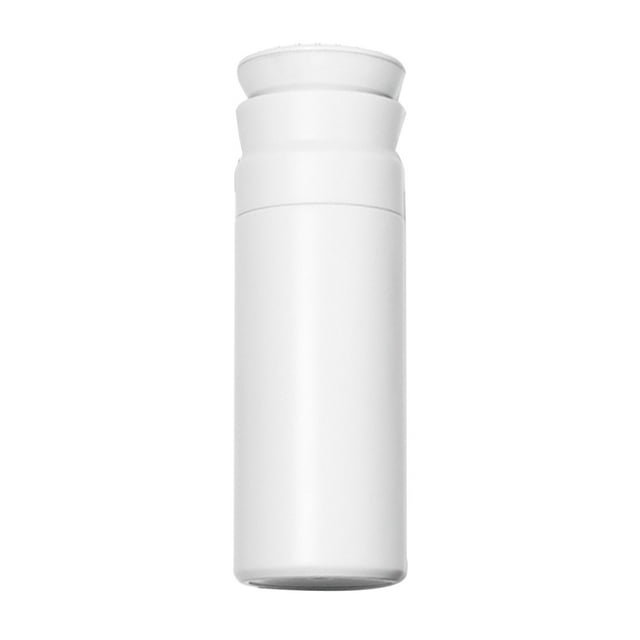Inteprter Botella de agua térmica, taza portátil, frasco a prueba de fugas, jugo de café, té de la leche, vasos para beber, oficina, viajes, negocios Teteras Blanco Inteprter HA080668-01