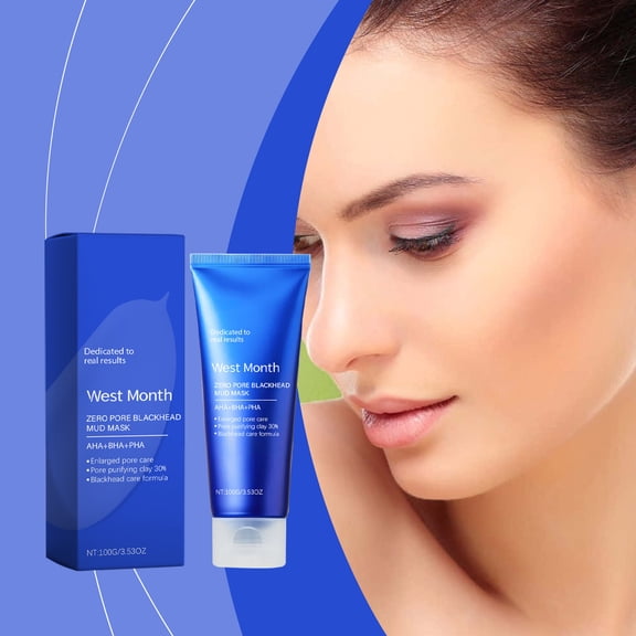 Blackhead Masking Clay Cleansing and Oil Control Facial Exfoliating Blackhead Reducing Pore Cleansing Clay Mask