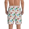 thumbnail image 5 of Cauagu Christmas Hohoho 1 Print Pajama Bottoms for Men Sleep Pajama Shorts Elastic Waistband Sleep Pajama Short Men's PJ Shorts -X-Large, 5 of 6