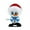 H, variant on Easter toys！Christmas Wind-up Toy Gingerbread Man Wind up Toys Funny Winding Toy Christmas Walking Ornament Snowman Figure Toys Christmas Gifts for Adults Kids