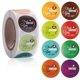 thumbnail image 4 of 500 unidades/rollo de pegatinas redondas de agradecimiento con diseño de abeja para café, leche y té. Etiquetas adhesivas., 4 of 4