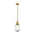 thumbnail image 3 of Innovations Lighting  Malone - 1 Light 6" Cord Hung Pendant Clear/Satin Nickel, 3 of 5