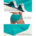 thumbnail image 6 of INNERSY Women's Bamboo Underwear Ultra Soft Hipster Silky Panties 3-Pack(Small,Bright), 6 of 8