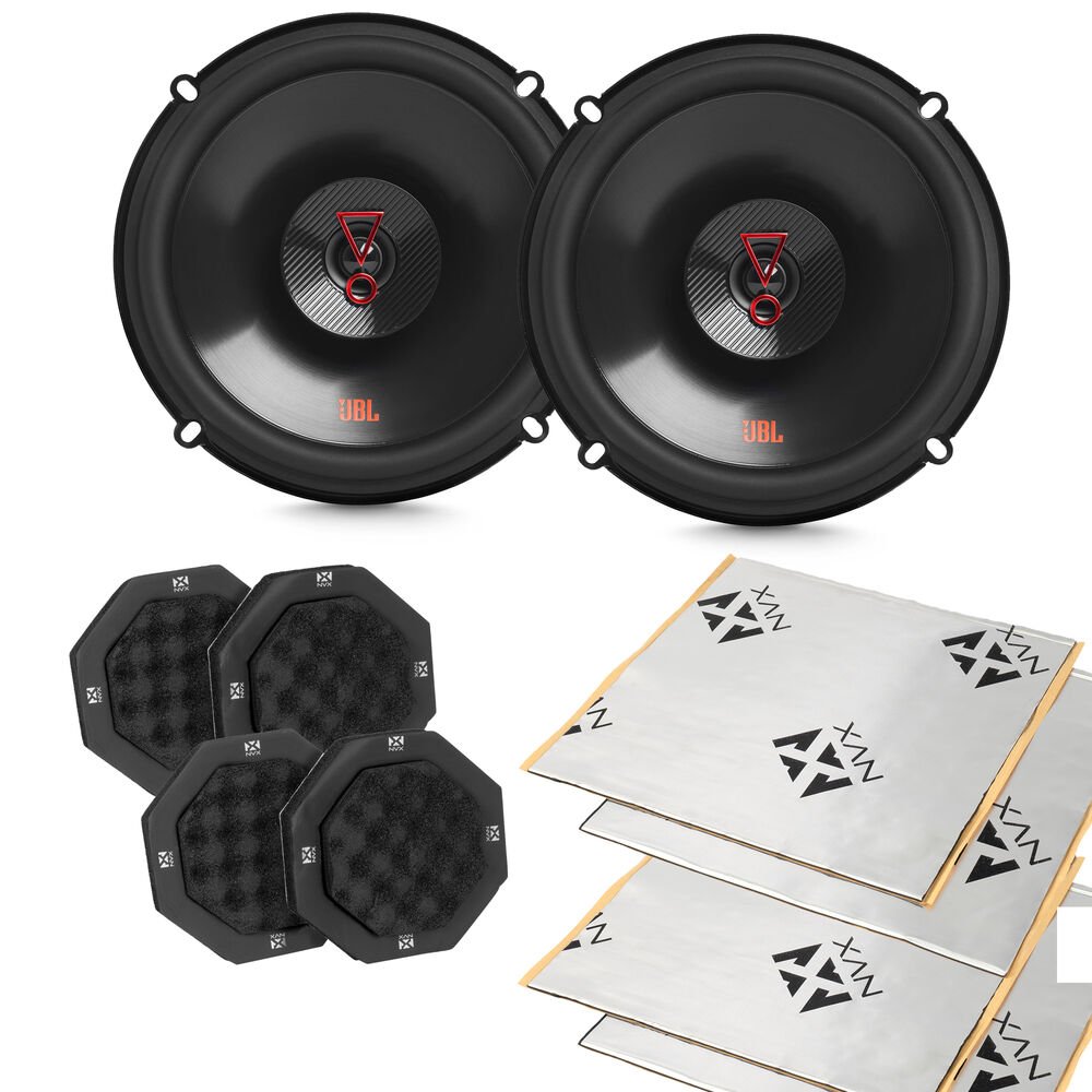 (2Pairs) JBL (Stage 3 627F) + Free NVX Sound Deadening & Speaker