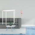 thumbnail image 2 of Mesita de noche de acrílico,Mesa auxiliar de acrílico transparente Mesa auxiliar transparente en capas,Mesa pequeña de acrílico,mesita de noche pequeña,compacta,Estatua de la, 2 of 8