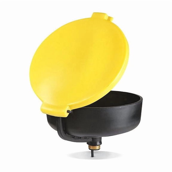 Pig Drum Funnel,Yellow,11-1/2" H,17-3/4" dia DRM138-YW