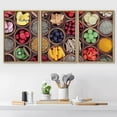 thumbnail image 2 of wall26 Framed Canvas Print Wall Art Collage of Healthy Super Fruits &amp; Vegetables Food Culinary Photography Realism Decorative Natural Vibrant for Living Room, Bedroom, Office - 24"x36"x, 2 of 5