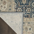 thumbnail image 4 of Nourison Malta Bordered Floral Traditional Indoor Area Rug Blue/Grey 2'2" x 7'7", 4 of 6