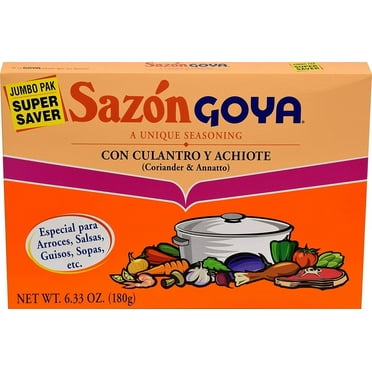 Goya Sazon Flavor Packet, Corainder & Annatto, 1.41 oz (36 Pack)