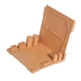 thumbnail image 4 of lionlar Interlocking Display Base Cartoon Character Storage Box DIY Toy Storage Rack Khaki, 4 of 9