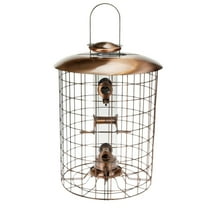 Woodlink Squirrel-Resistant Brushed Copper Seed Tube Feeder