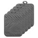 thumbnail image 3 of Guantes de horno Guantes de algodón resistentes al calor Alfombrillas de cocina anti-escaldado, Gris 5pcs Scienceny HA004939-02, 3 of 7