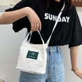 thumbnail image 3 of Stylago Womens Canvas Tote Bag Small Casual Shoulder Purse Crossbody Bags for Colleges Ladies Travel Phone Handbags White, 3 of 5