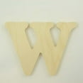 thumbnail image 1 of Package of 1, 16 Inch X 1/2" Thickness Baltic Birch Wood Letter "W" in The Goudy Heavy Font | Thick | Upper Case for Art & Craft Project, Made in USA, 1 of 1