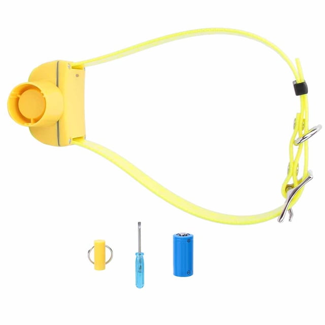 Yellow Fine Workmanship Dog Training Collar, Dog Beeper Collar, For Outdoor Hunting Dogs Dogs Training