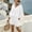 White, variant on Caywon Womens 2 Piece V-Neck Dolman Sleeve Top Elastic Waist Shorts Set Casual Loungewear Breathable Wrinkle-Free Loose Fit Conjunto de Ropa para Mujer