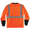 thumbnail image 1 of GloWear 22716 Type R Classe 2 Noir Bas avant T-Shirt Manches Longues, Orange - 2TG, 1 of 1