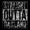 thumbnail image 6 of UGP Campus Apparel Straight Outta Oakland Long Sleeve T-Shirt - Medium - Black, 6 of 6
