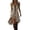 A-Khaki349, variant on Womens Gothic Dresses Lace Trim Drawstring Detail High Low Hem Loose Casual Holiday Wear Dress