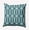 Mineral Blue, variant on Simply Daisy 16" x 16" Ovals Go 'Round Decorative Throw Pillow, Peri (1 count)