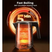 Electric Kettle 1.0L | 7 Temp Control, Cool Touch, Keep Warm, Auto Shut-Off