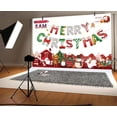 thumbnail image 3 of 9 x 6 ft Large Christmas Backdrop Merry Christmas Party Decoration Xmas Photo Background Christmas Party Photography Background Decoration Outdoor Indoor Banner Cover, 3 of 5