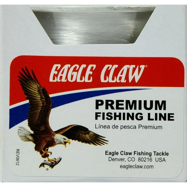 Eagle Claw Monofilament Premium Line, Clear 