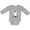 AC-Heather Grey, variant on Inktastic Corgi Puppy Girl Boys or Girls Long Sleeve Baby Bodysuit