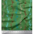thumbnail image 1 of Soimoi Poly Georgette Fabric Clover Flower Print Fabric by the Yard 52 Inch Wide, 1 of 1