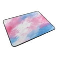 thumbnail image 6 of Pink and Blue Abstract Painting Bathroom Accessory Sets Waterproof Shower Curtain with Anti-Slip Bath Mat Durable Combo, 6 of 7