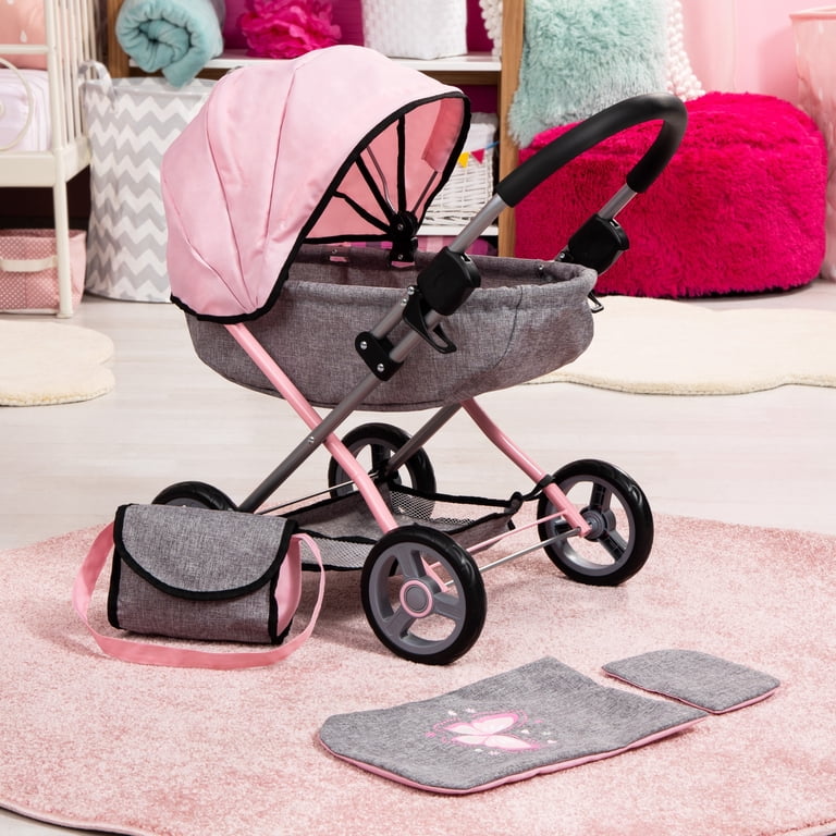 Bayer Design 4-in-1 Doll Pram Stroller with Cozy Bedding Set photo 5