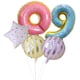 thumbnail image 1 of Globos De Cumpleaños De 32 Pulgadas, Decoración De Fiesta De Cumpleaños, Número De Donut, Juego De Globos De Estrellas Speravity HA047029-05, 1 of 1