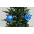 thumbnail image 3 of 2CTS 100MM SHATTERPROOF ORNAMENTS-BLUE, 3 of 3