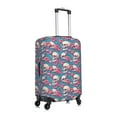 thumbnail image 3 of Haiem happy Skull rose Luggage Cover Printed Suitcase Covers for Luggage Elastic Washable Suitcase Protector Fits 18-32 Inch Luggage-Medium, 3 of 9