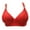 Red, variant on Lisbinx Plus Size Bras Women Underwear Without Steel Ring Bra Thin And Adjustable Gathered Sexy And Comfortable Bra Everyday Bras