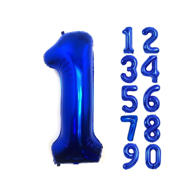 40 Inch Hot Pink Number Balloon, Large Size Jumbo Digit Mylar Foil Helium Bright Pink Balloons For Birthday Party Celebration Decorations Graduations